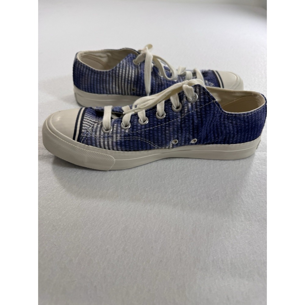 Pro-Keds Sneakers Royal Lo Tie Dye Seersucker Men's Cap Toe Size 8 Blue PK62758 - Picture 6 of 9
